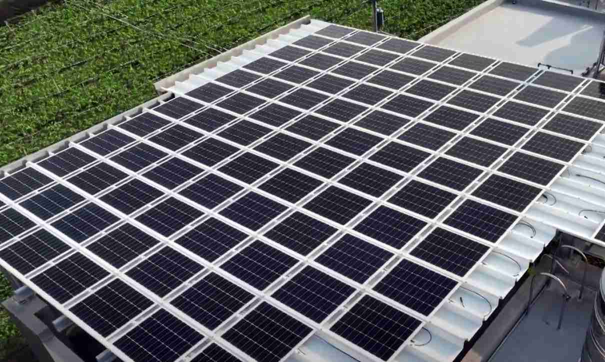 28国际SunSteel光电浪板升级双玻结构，，以提升机械负载强度及气候耐候度，，可广泛运用于多元场域